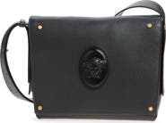Versace Small Leather Messenger Bag