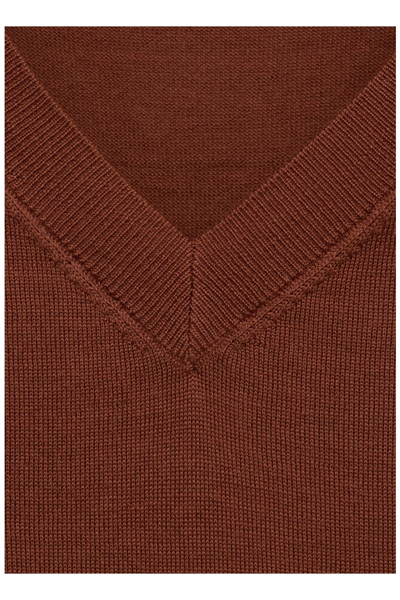Wool Sweater, Alternate, color, RUSSET