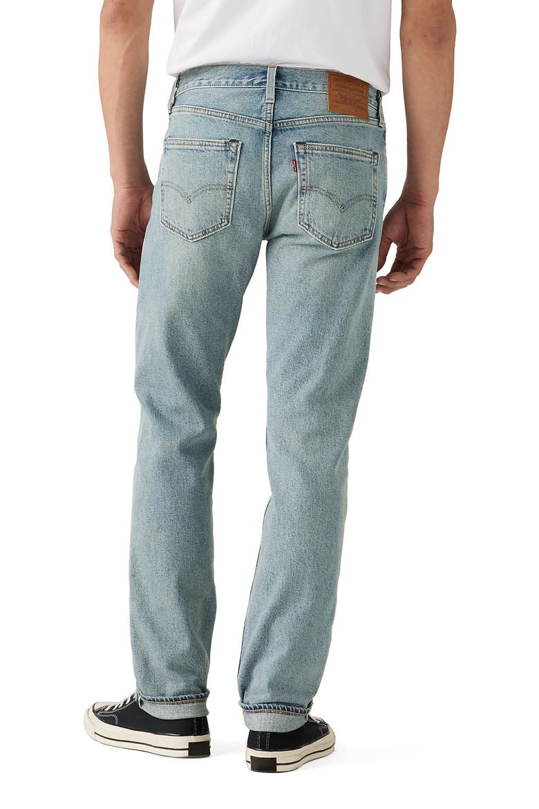 511™ Slim Fit Stretch Selvedge Jeans, Alternate, color, GO WITH IT SELVEDGE