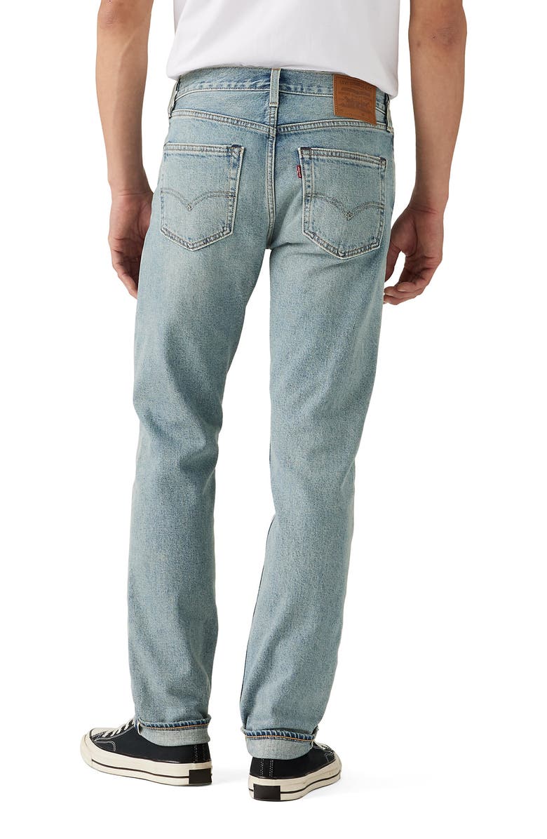 Levi's<sup>®</sup> 511<sup>™</sup> Slim Fit Stretch Selvedge Jeans, Alternate, color, Go With It Selvedge