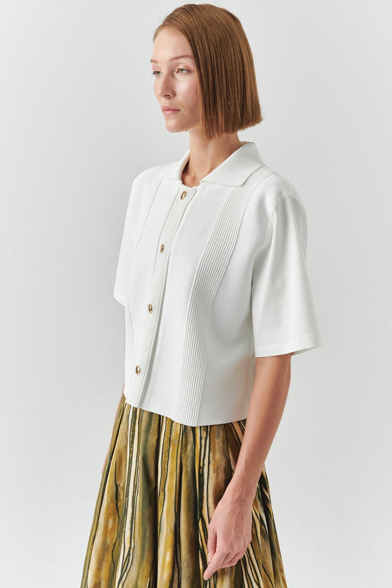 Marilyn Short Sleeve Shirt, Alternate, color, ECRU