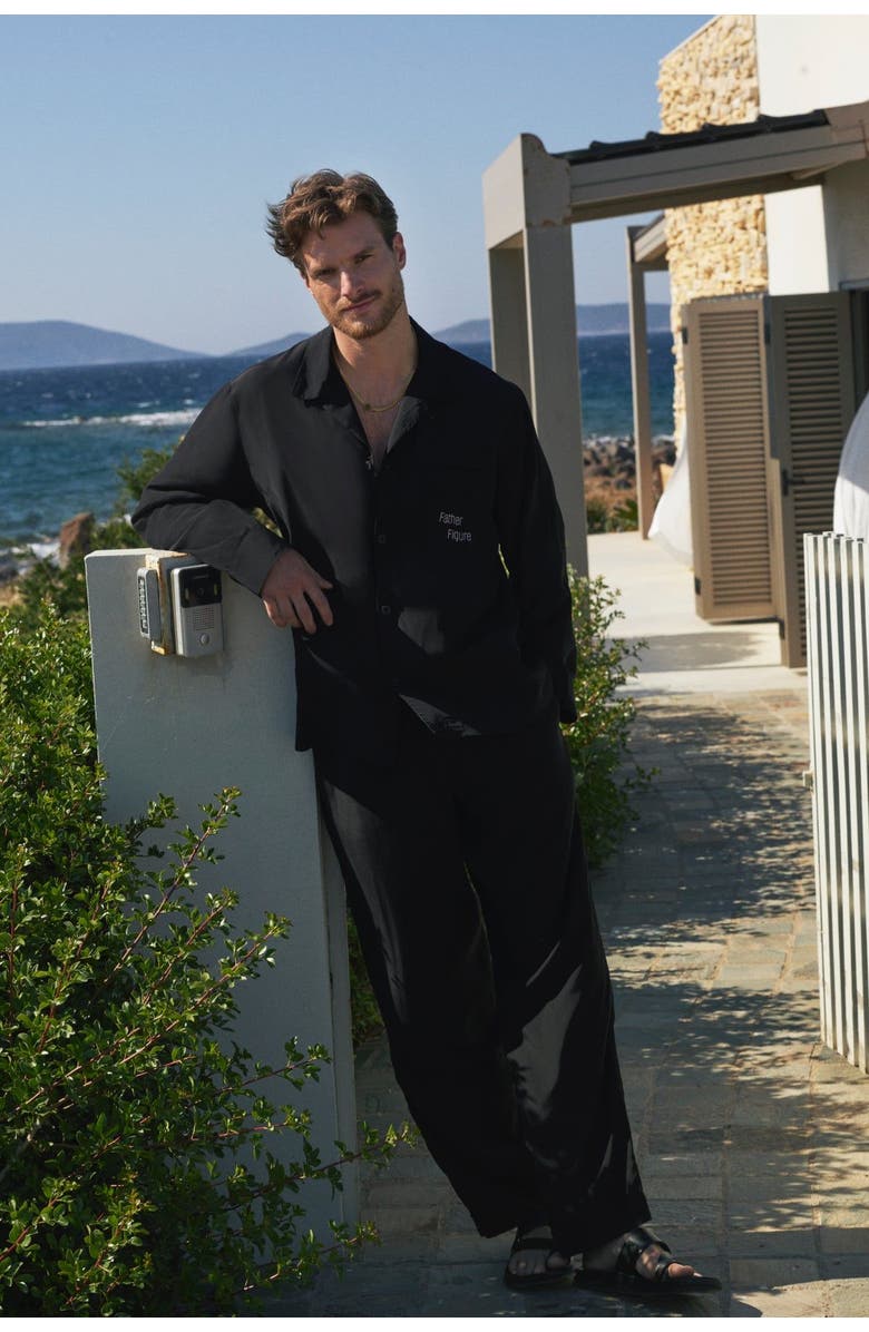 House Of Silk Dornan Shirt, Alternate, color, Black