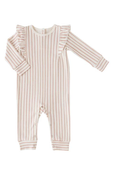 Long Sleeve Ruffle Romper (Baby)