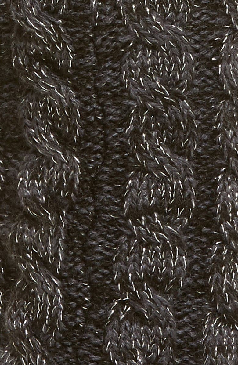 UGG<sup>®</sup> Laila Bow Fleece Lined Socks, Alternate, color, 