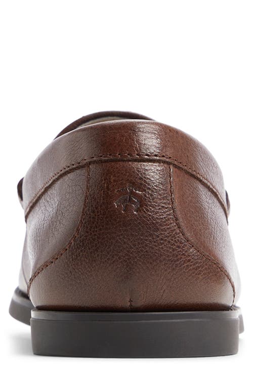 Brooks Brothers Eastport Penny Loafer In Dark Brown