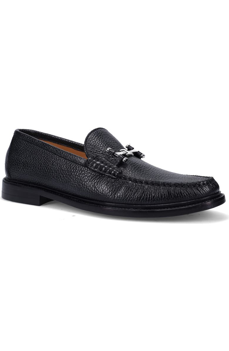 Ron White Henri Water Resistant Loafer, Main, color, Black