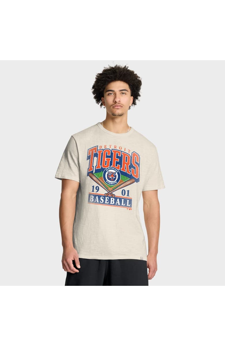 FANATICS Men's Fanatics Tan Detroit Tigers Stadium Slub T-Shirt, Main, color, Tan