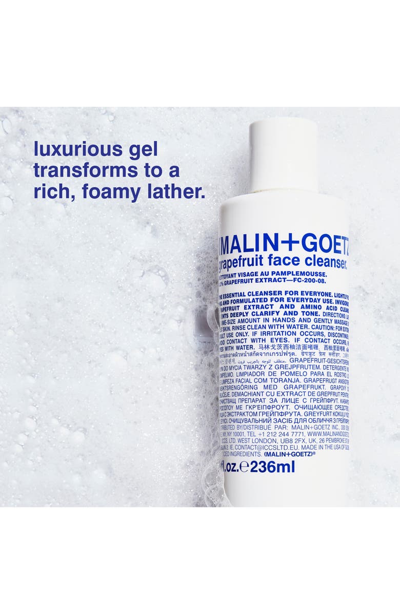 MALIN+GOETZ Grapefruit Face Cleanser, Alternate, color, White