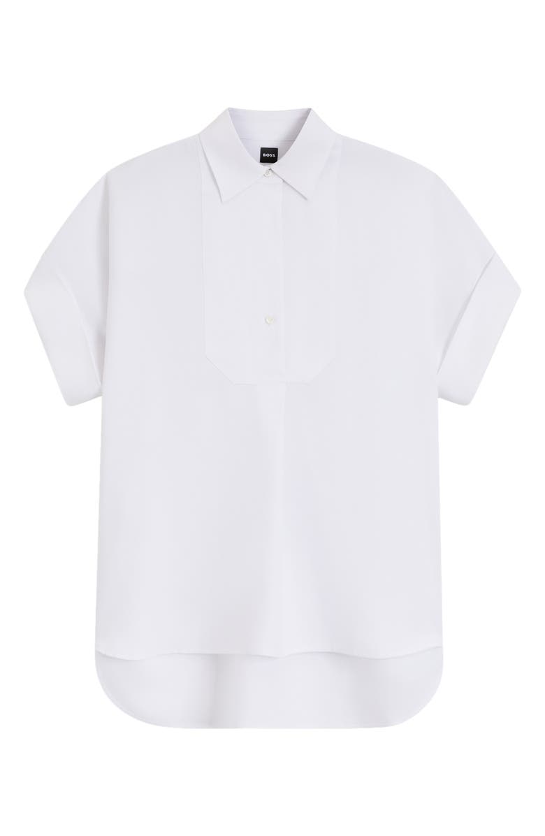 BOSS Baxana Oversize Shirt, Alternate, color, Bright White