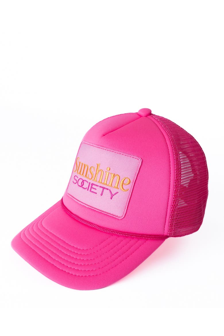 Signature Trucker Hat, Alternate, color, Pink