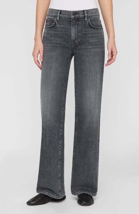 Wyckoff Stretch Denim Wide Leg Jeans