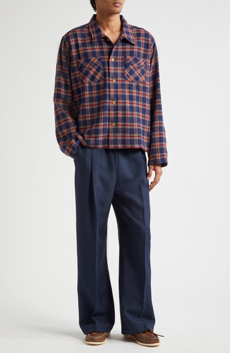 STOCKHOLM SURFBOARD CLUB Club Plaid Button-Up Shirt, Alternate, color,