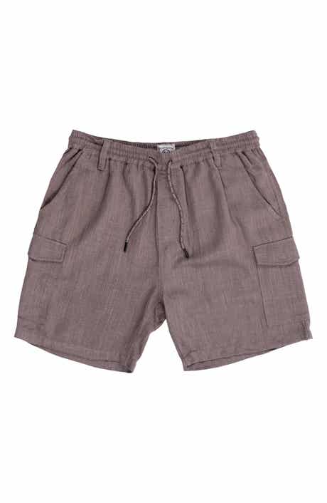 BURNSIDE Cotton Blend Cargo Shorts