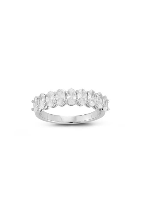 Oval Cubic Zirconia Ring