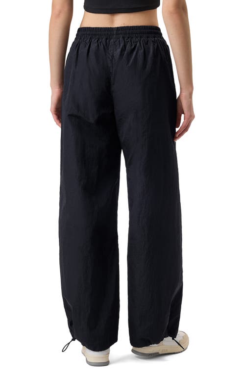 Fila X Hailey Oversize Crinkle Pants In Black
