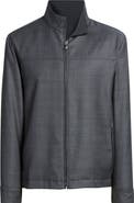 Canali Reversible Water Repellent Wool Jacket