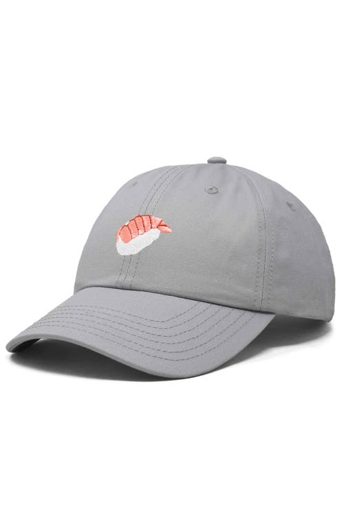 DALIX DALIX SHRIMP SUSHI EMBROIDERED DAD CAP 