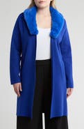BY DESIGN Dallas Faux Fur Trimmed Coat