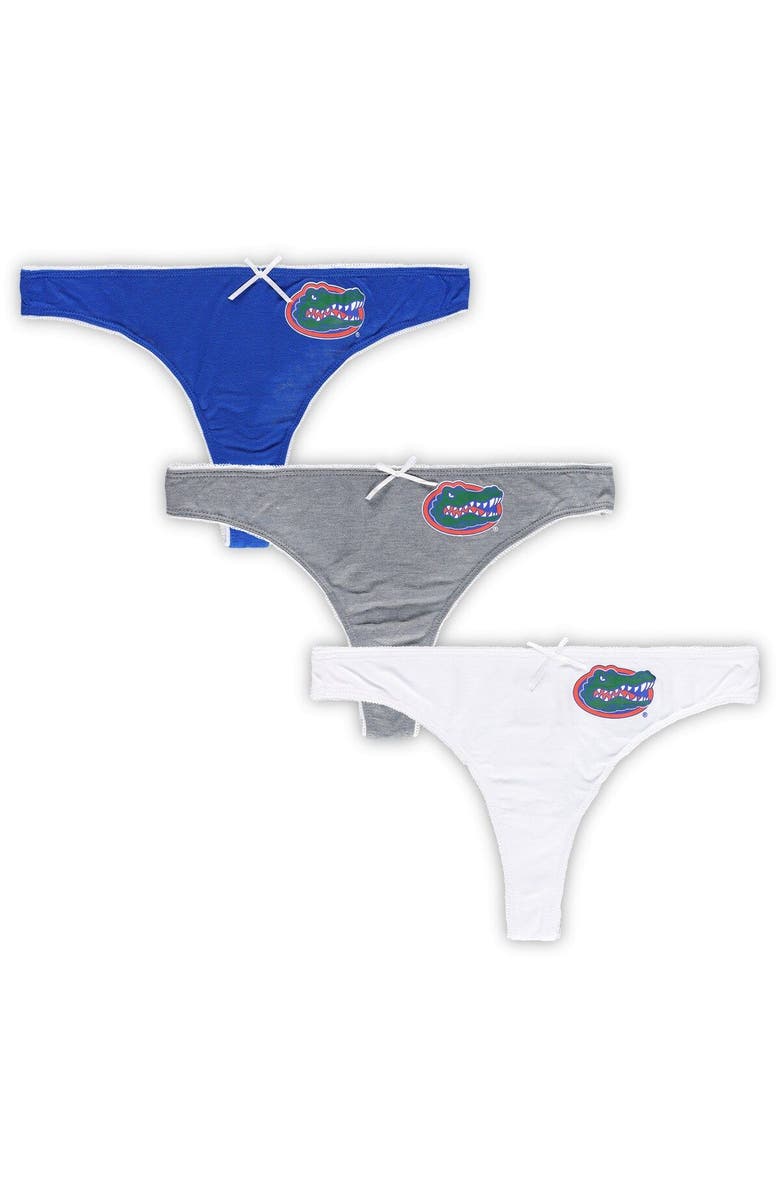 CONCEPTS SPORT Women's Concepts Sport Florida Gators Badge 3-Pack Thong Set, Main, color, 