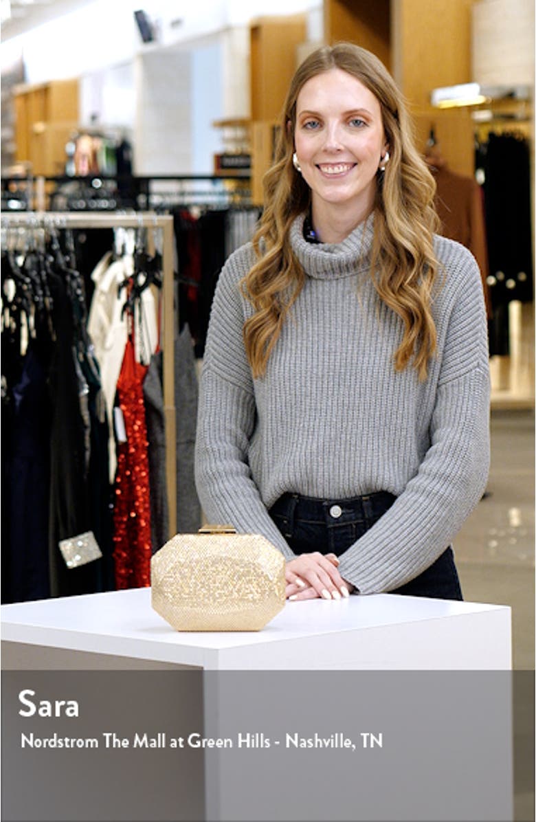 Hotfix Tassel Structured Clutch, sales video thumbnail