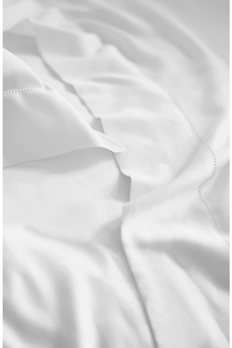 Connaught Flat Sheet, Alternate, color, CHALK