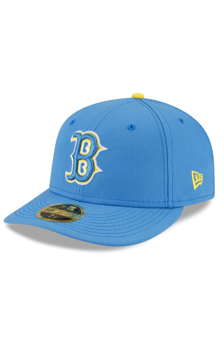 New Era Men's New Era Light Blue Boston Red Sox City Connect Low Profile 59FIFTY Fitted Hat, Main, color, Light Blue