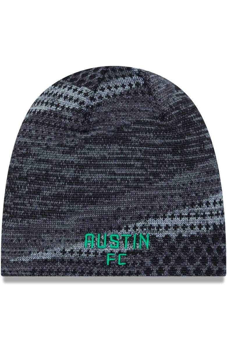 New Era Men's New Era Black Austin FC Kick Off Knit Beanie, Alternate, color,