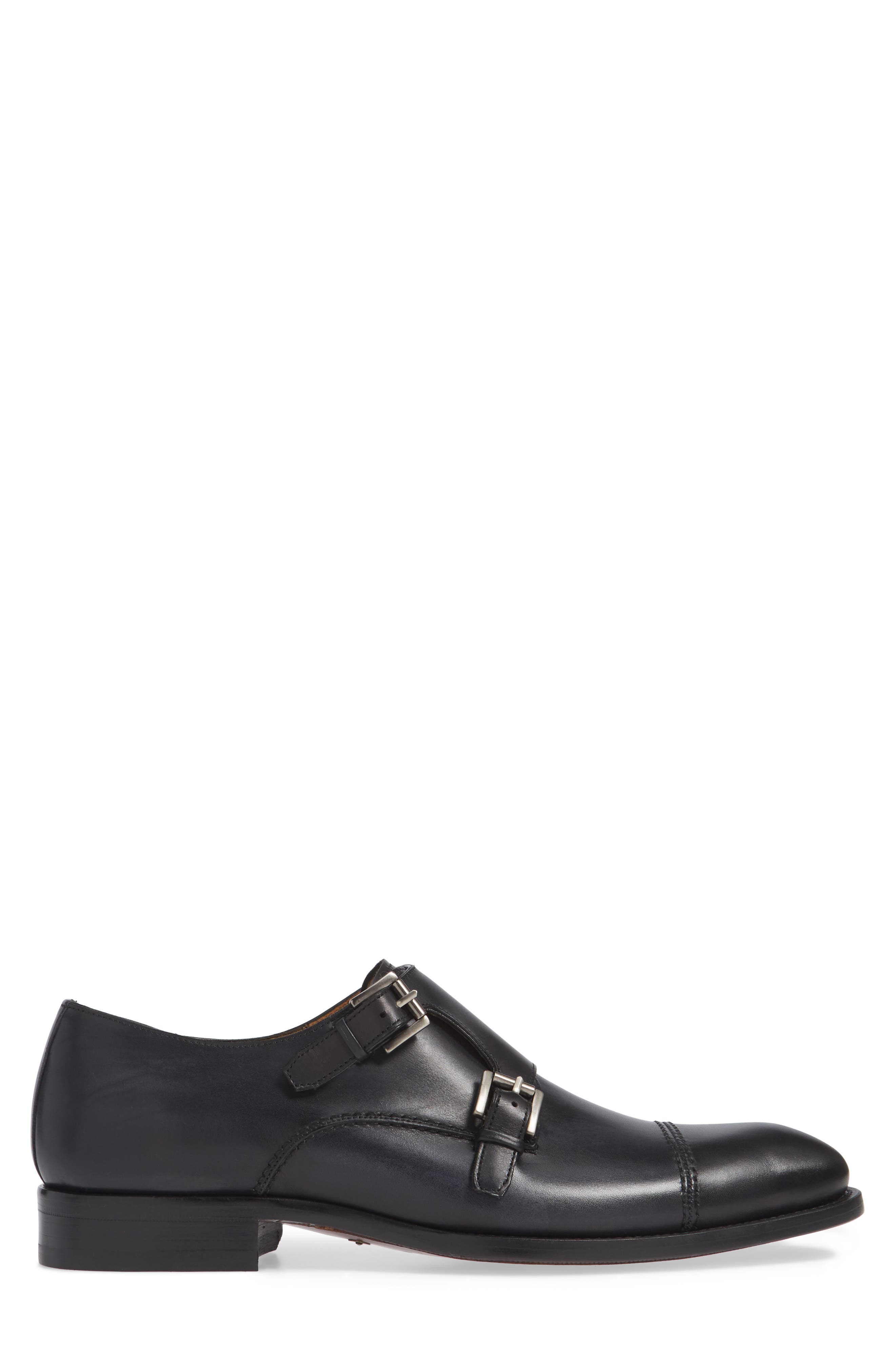 Mezlan Acosta Double Strap Cap Toe Monk Shoe, Alternate, color, 