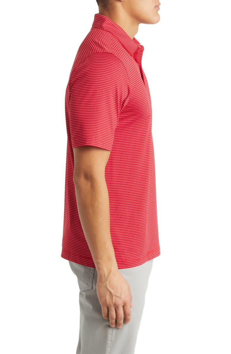 Cutter & Buck Forge Pencil Stripe Polo, Alternate, color, Red