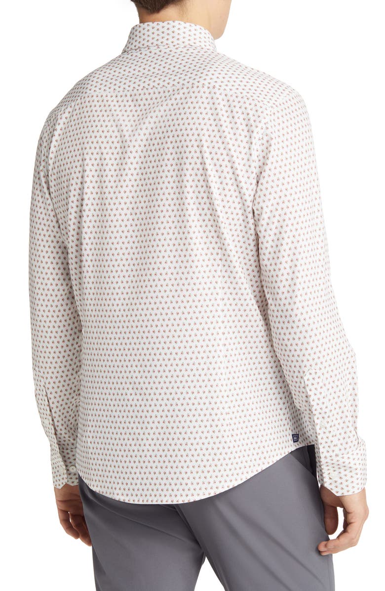 Mizzen+Main Men's Leeward Floral Stretch No-Tuck Button-Up Shirt, Alternate, color, 