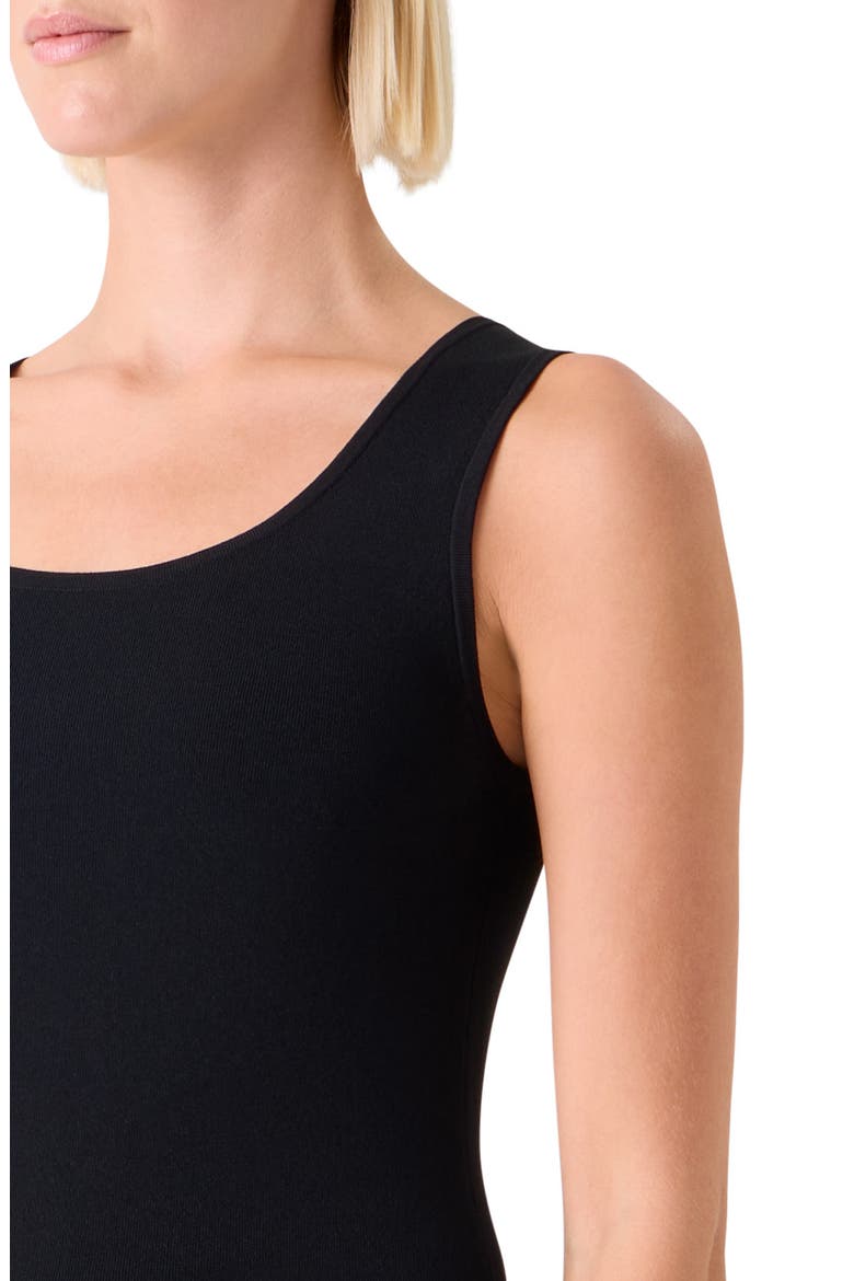 Scoop Neck Knit Tank, Alternate, color, BLACK