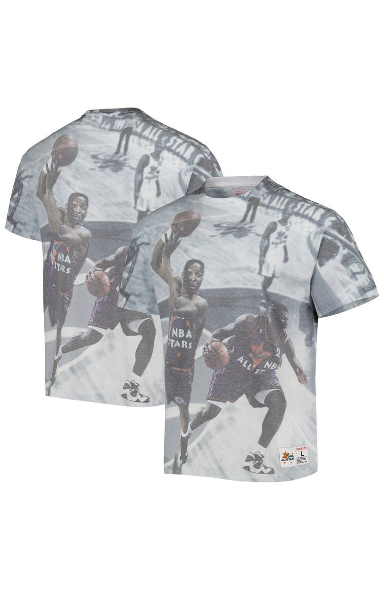 Mitchell & Ness Men's Mitchell & Ness Charlotte Hornets Above the Rim Graphic T-Shirt, Main, color, White