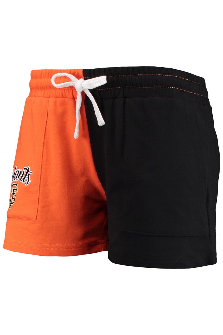 Women's FOCO Orange/Black San Francisco Giants Color-Block Pullover Hoodie & Shorts Lounge Set, Alternate, color, Orange