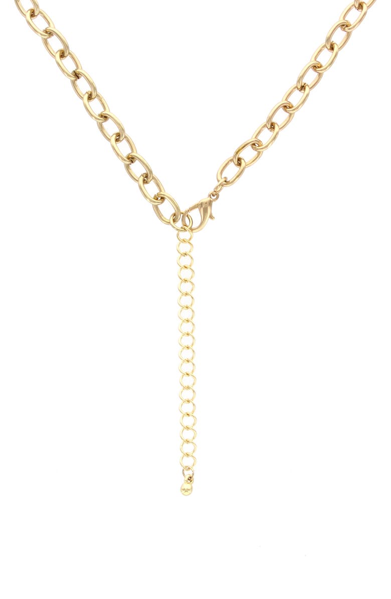 OLIVIA WELLES Florence Trio Necklace, Alternate, color, Gold / Turquoise
