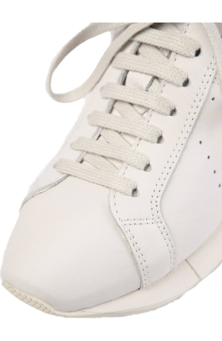 Paloma Barcelo Alenzon Wedge Sneaker, Alternate, color, White/ Gesso-S.yellow