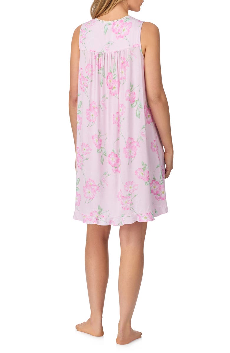 Eileen West Sleeveless Chemise Nightgown, Alternate, color, Pink/Floral