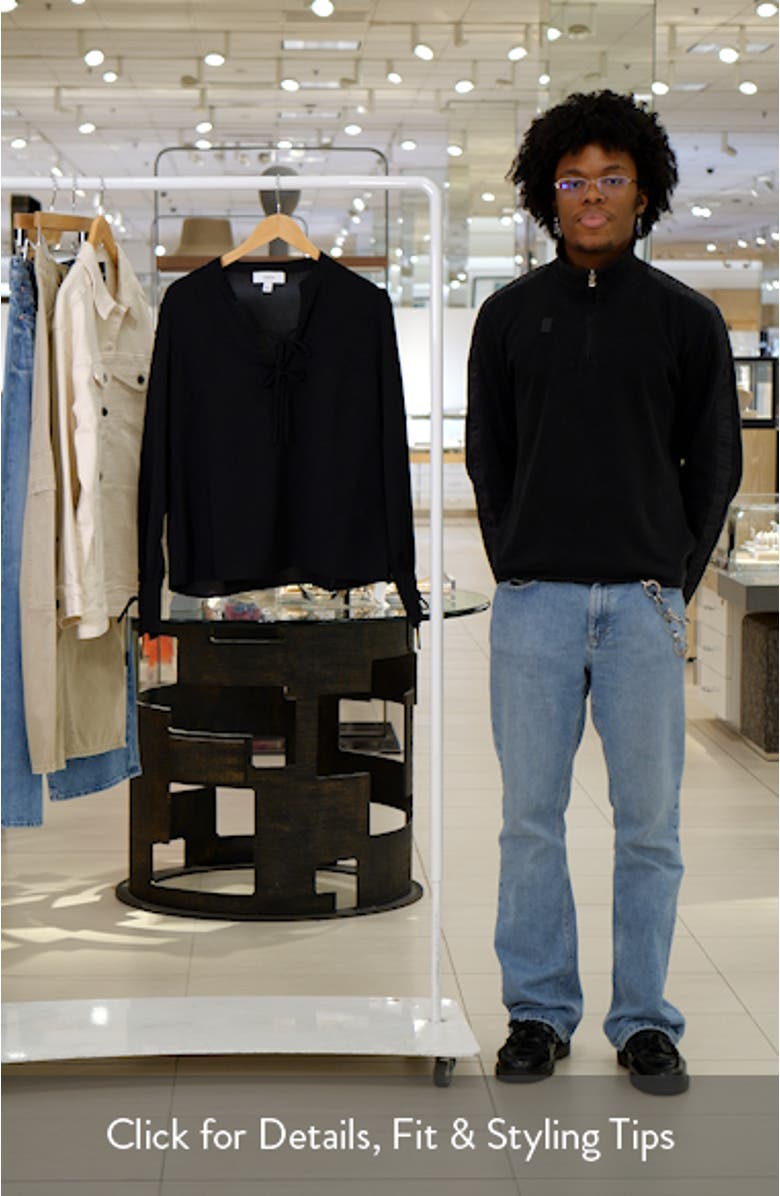 Tie Bow Long Sleeve Top, sales video thumbnail