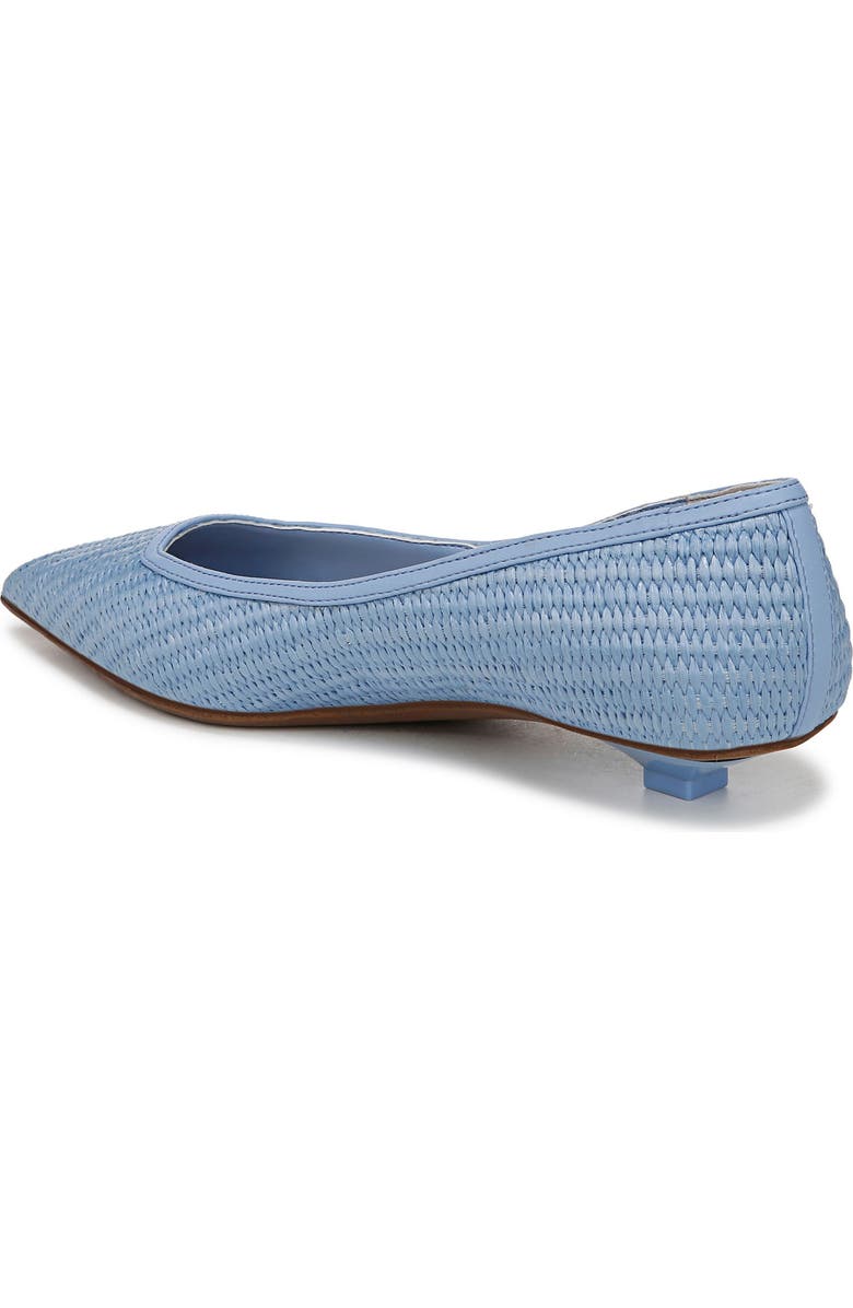 Franco Sarto Prella Pointed Toe Kitten Heel Pump, Alternate, color, Blue