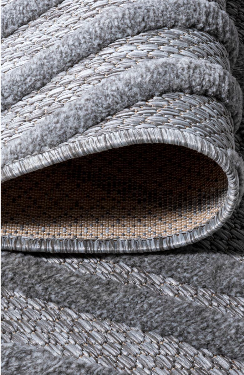 JONATHAN Y Balansat Moroccan Diamond Indoor/Outdoor Area Rug, Alternate, color, Light Gray