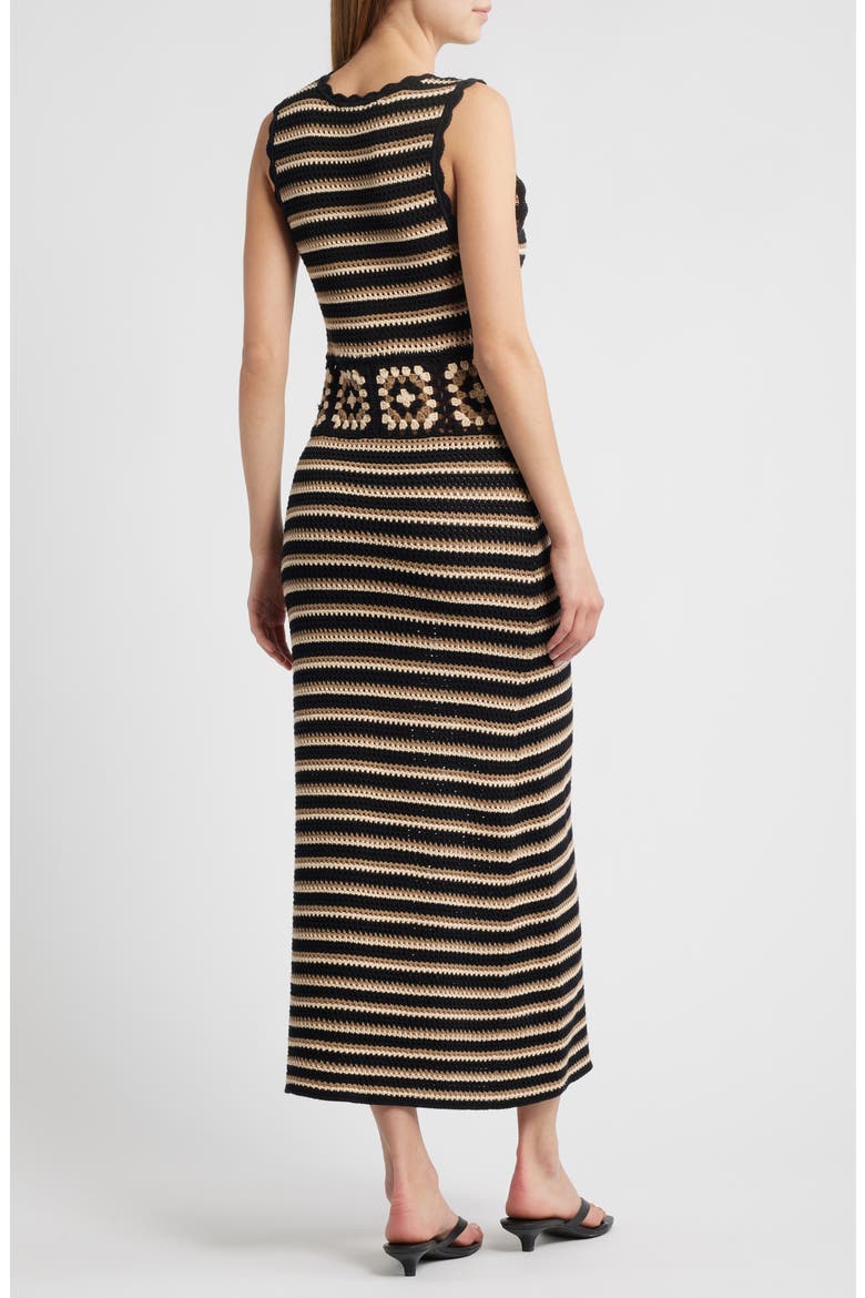 Coco Crochet Midi Dress, Alternate, color, MILOS CROCHET
