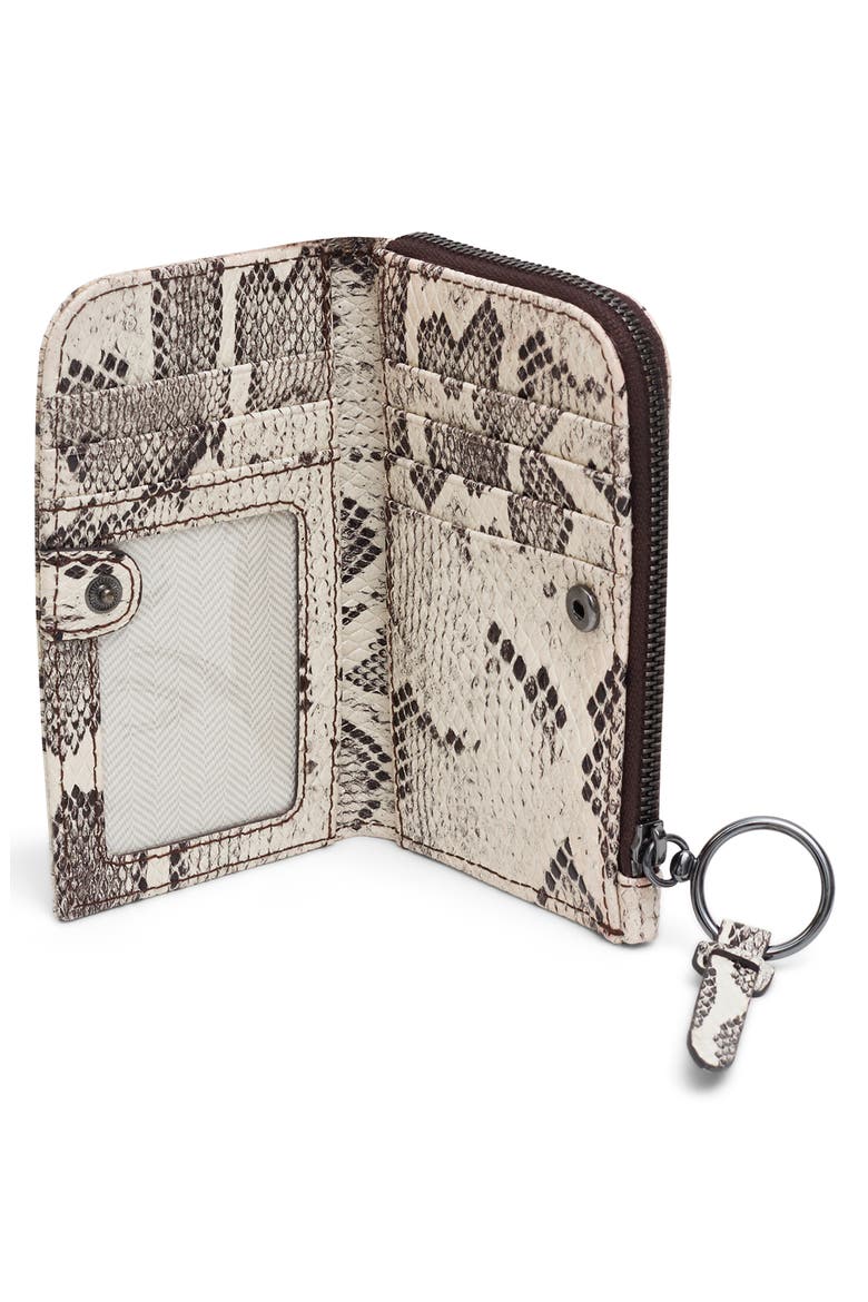 Moxy Snake Embossed Leather Slim Wallet, Alternate, color, CLAY SNAKE