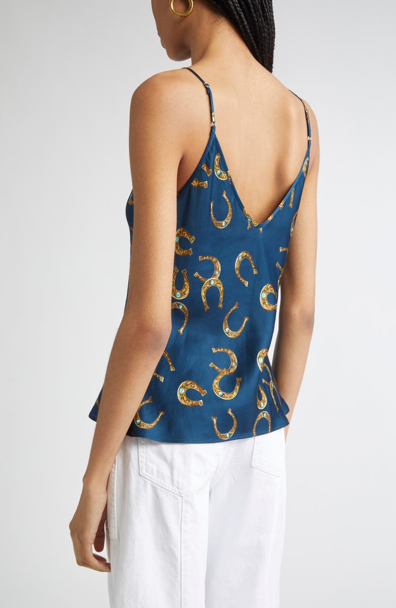 L'AGENCE Lexi Horseshoe Satin Camisole, Alternate, color,