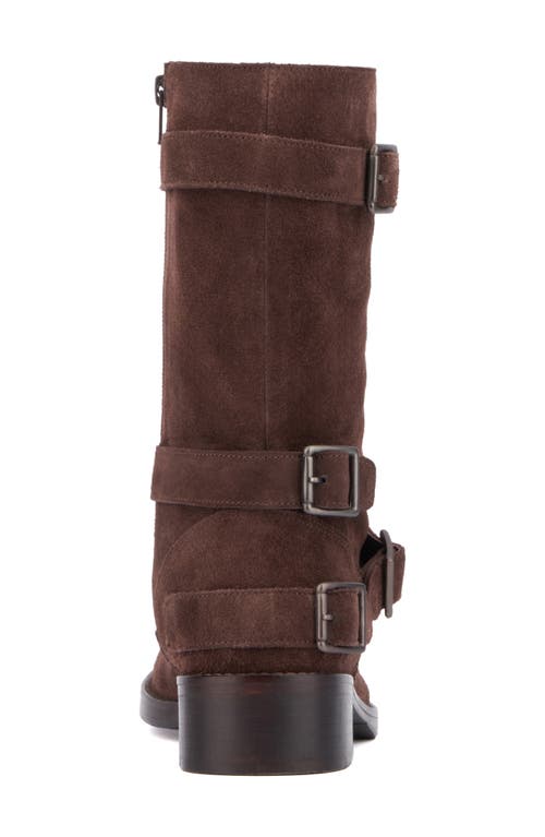 Vintage Foundry Katia Square Toe Boot In Brown