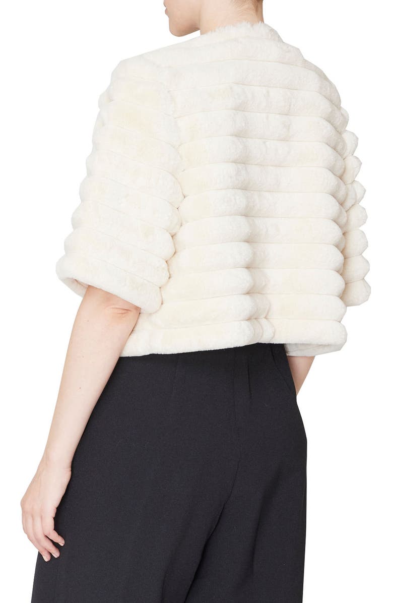 Julia Jordan Faux Fur Jacket, Alternate, color, 