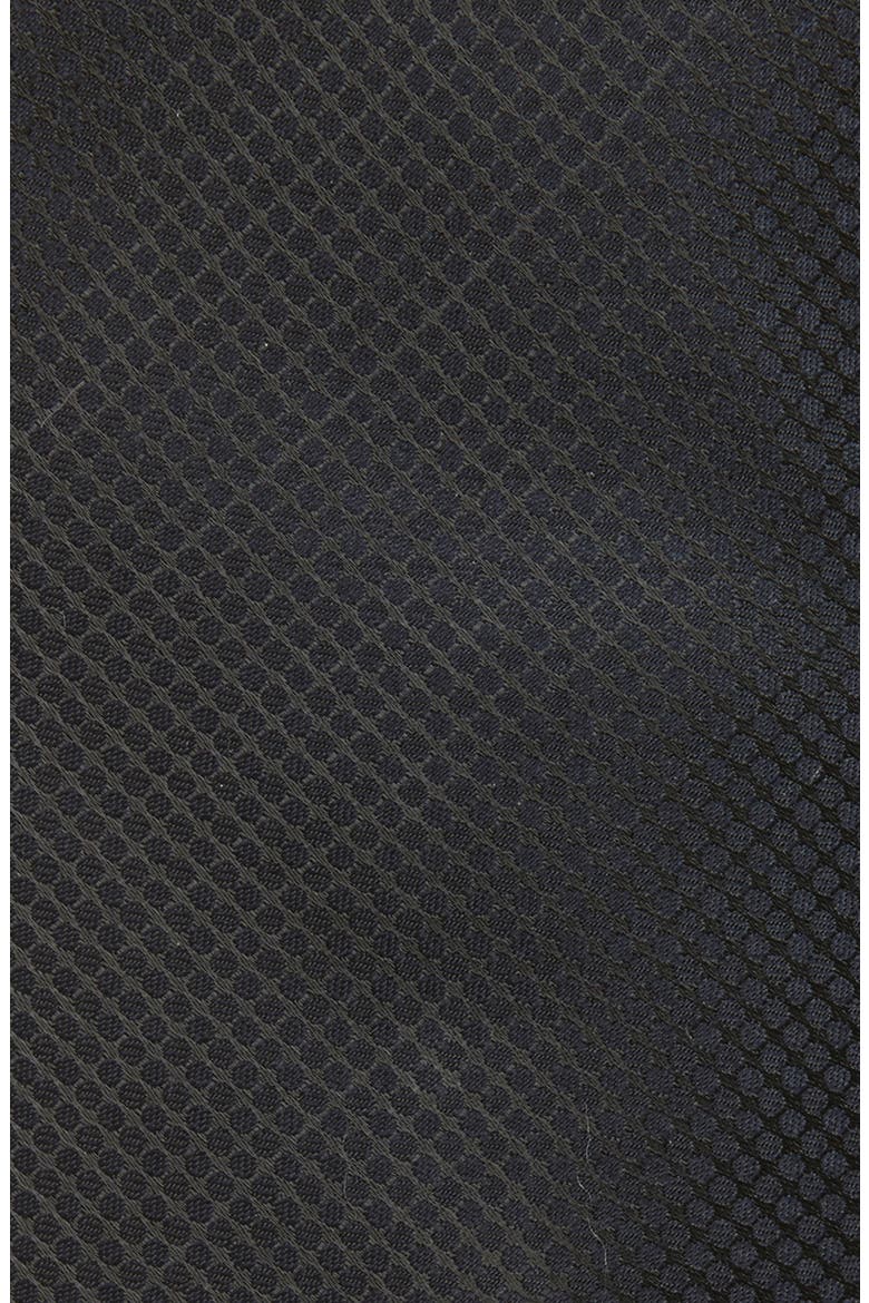 Black Geometric Jacquard Tie & Pocket Square Set, Alternate, color, BLACK