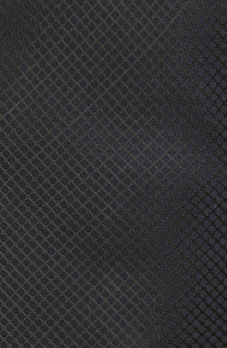 BOSS Black Geometric Jacquard Tie & Pocket Square Set, Alternate, color, Dark Blue