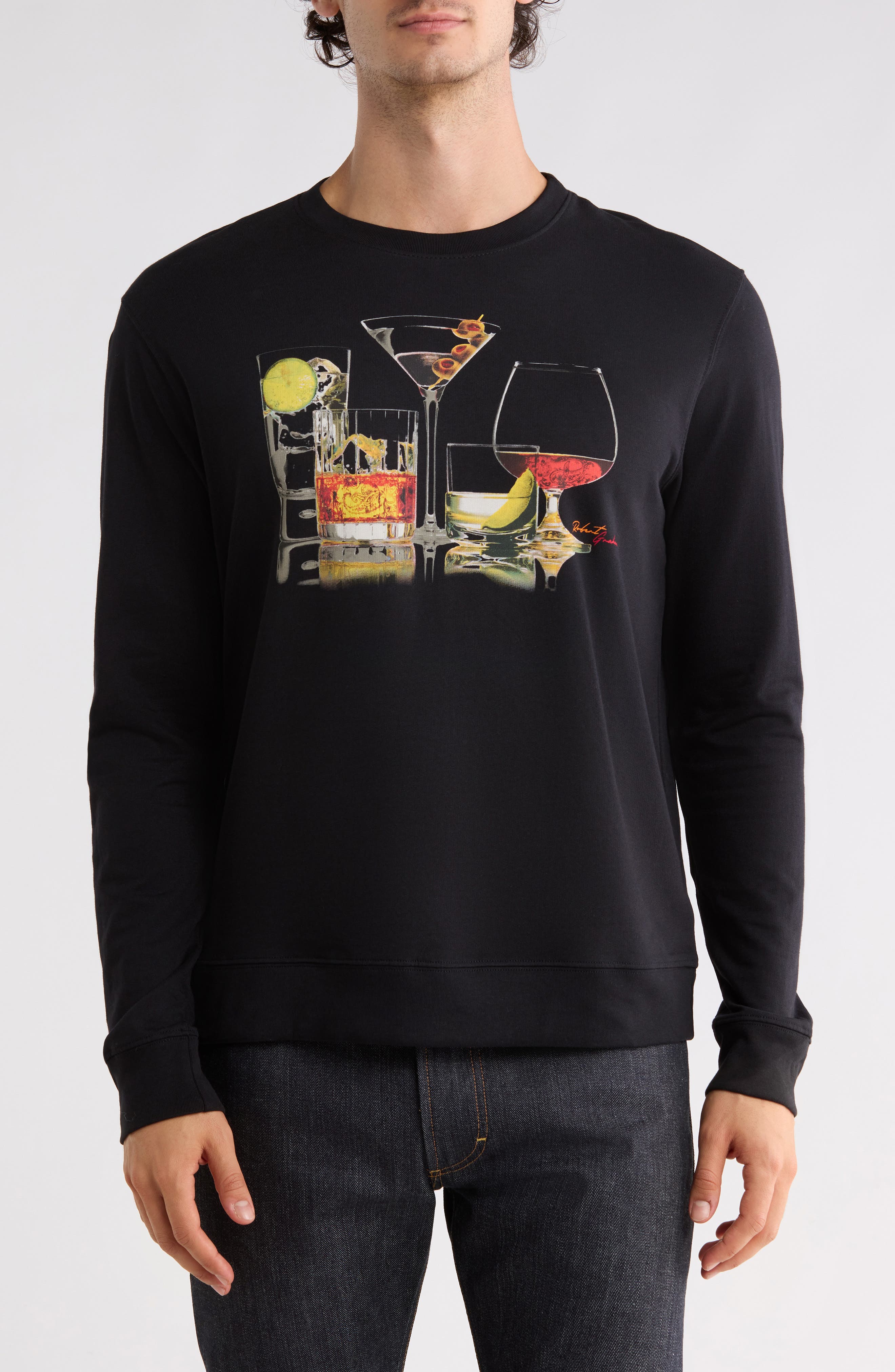 Boozy Bunch Graphic Long Sleeve T-Shirt