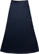 DELUC Marcus Satin Maxi Skirt