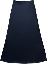 DELUC Marcus Satin Maxi Skirt