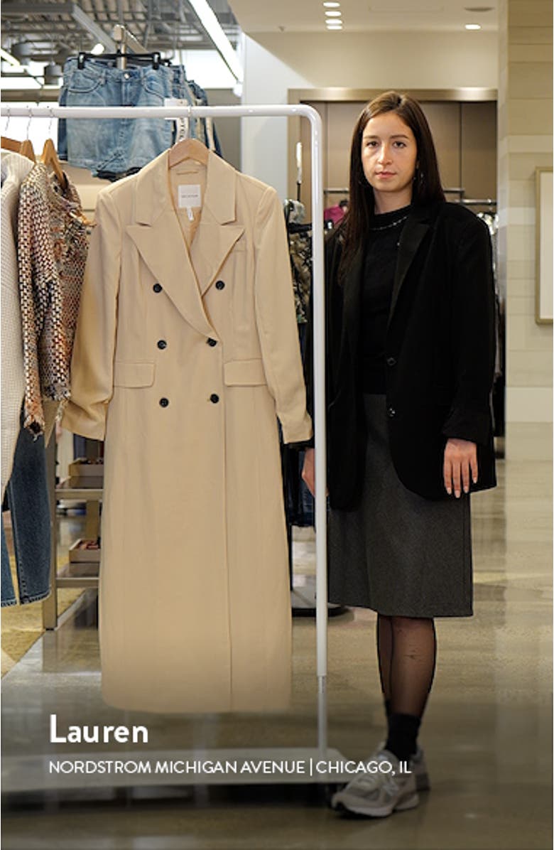 Double Breasted Topper Coat, sales video thumbnail